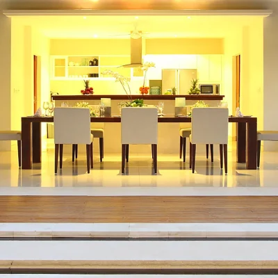 32. Villa Asante – Dining area and kitchen_11zon Villa Asante - Villa Gallery