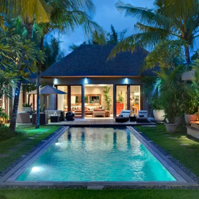 Eshara III – The villa at night Villa Eshara Complex - Villa Gallery