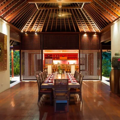 The Anandita – Dining room and kitchen Villa Anandita - Villa Gallery