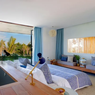 13. Villa Seascape – Upstairs guest suite one outlook Villa Seascape - Villa Gallery