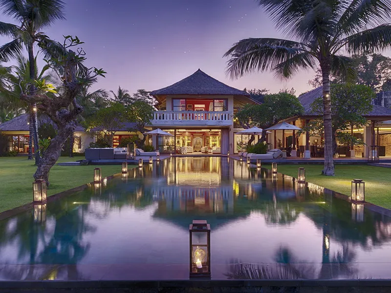 15-Kaba Kaba Estate – Villa at dusk Villa Kaba Kaba Estate - Villa Gallery