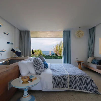 34. Villa Seascape – Upstairs guest suite one setting Villa Seascape - Villa Gallery