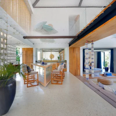 39. Villa Seascape – Kitchen and living feature Villa Seascape - Villa Gallery