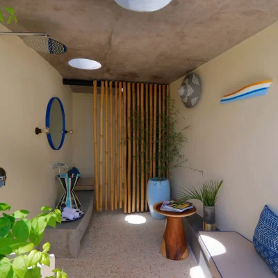 Big bamboo shower Villa Seascape - Villa Gallery