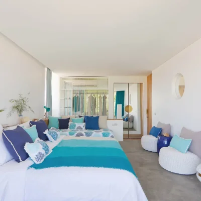 Blue bedroom Villa Seascape - Villa Gallery