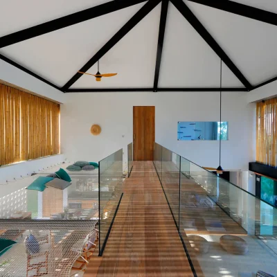 Central wood balcony Villa Seascape - Villa Gallery