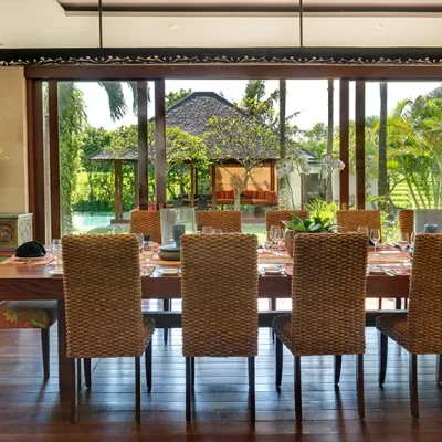 bendega-nui-indoor-dining-area Villa Bendega Complex - Villa Gallery