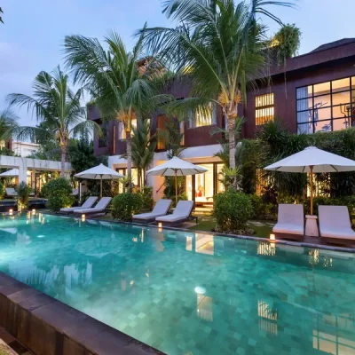 Anam-Ba Pool Evening 02 Villa Anam - Villa Gallery