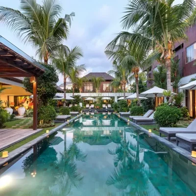 Anam-Ba Pool Evening 05 Villa Anam - Villa Gallery
