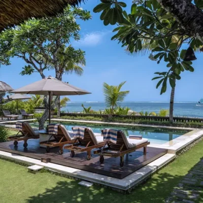 009 Villa Cemara – loungers and sea view Villa Cemara - Villa Gallery