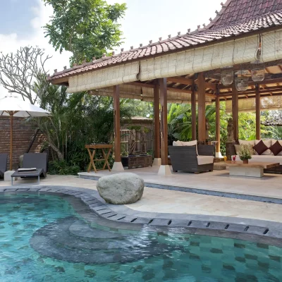 10-Villa Amy – Pool and living pavillion Villa Canggu Collection - Villa Gallery
