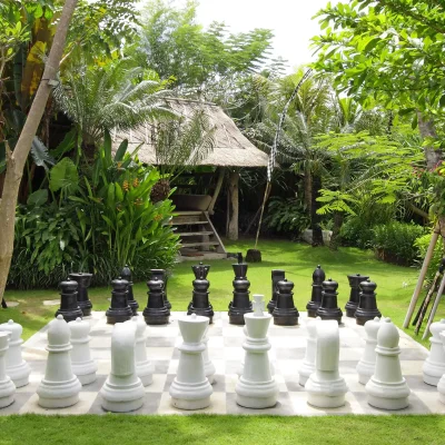 26-Villa Sarasvati – Garden chess Villa Canggu Collection - Villa Gallery
