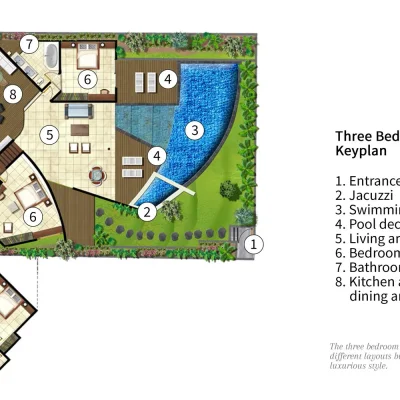 The Layar 3BR – Floorplan The Layar Villa Twenty - Villa Gallery