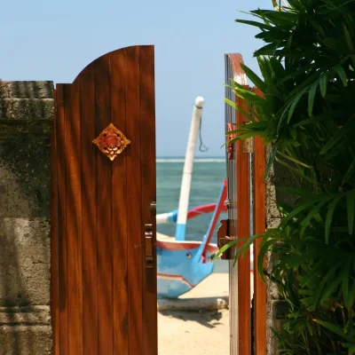 Villa-Cemara-Beach-door Villa Cemara - Villa Gallery