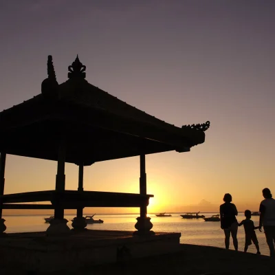 Villa-Cemara-Sunset-over-sanur-beach Villa Cemara - Villa Gallery