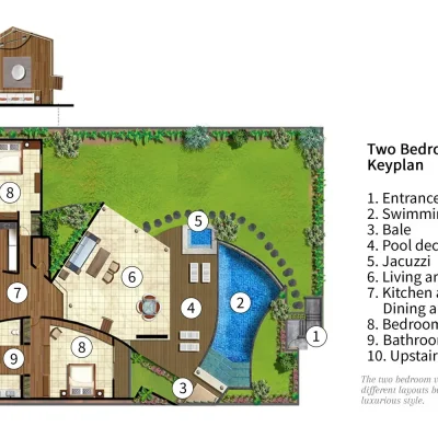 The Layar 2BR – Floorplan The Layar Villa Fifteen - Villa Gallery