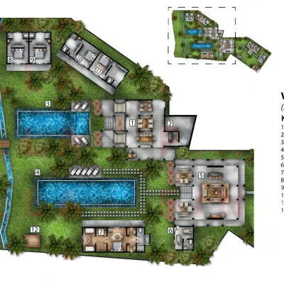 Villa Mannao Floorplan Villa Mannao - Villa Gallery