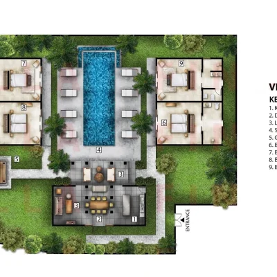 villa-taramille-layout-color-fin Bali Villa