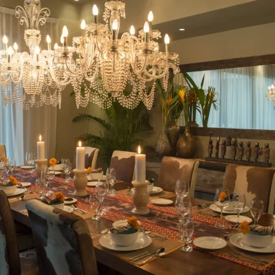 Eshara I – Candlelit dining Villa Eshara One - Villa Gallery