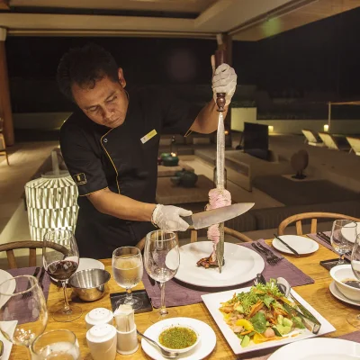 The Iman Villa five star chef The Iman Villa five star chef