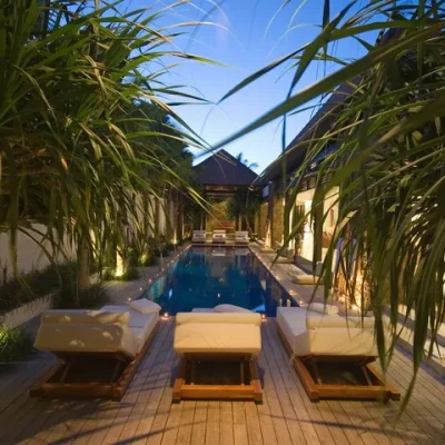 15. Villa Hana – Pool at dusk Villa Hana - Villa Gallery