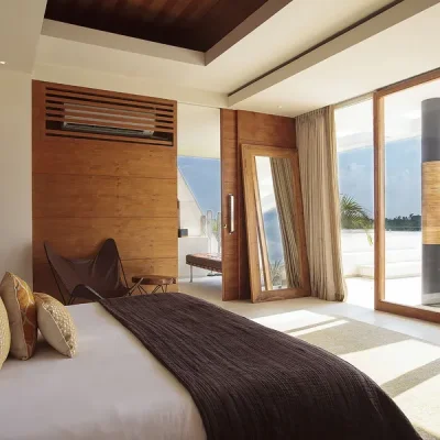 24. The Iman Villa – Master bedroom view to the deck