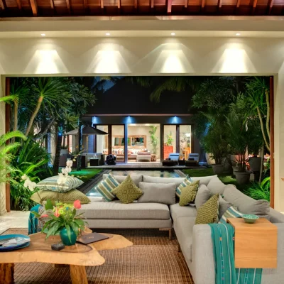 Eshara II – Living area at night Villa Eshara Lima - Villa Gallery