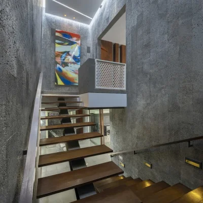 Villa Issi – Staircase towards the villa rooms Villa Issi - Villa Gallery