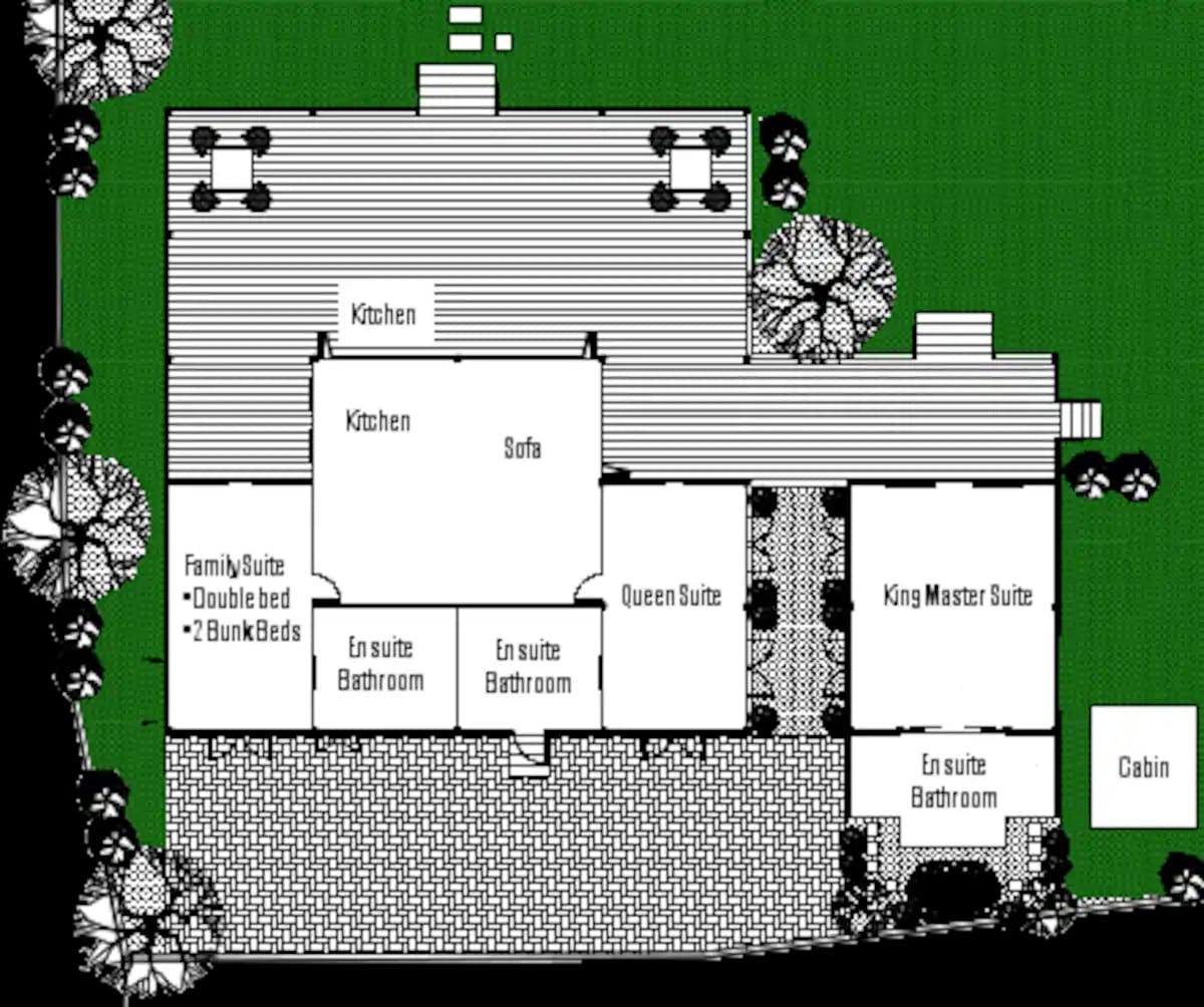 Villa Jipsi Lembongan - Floor Plan