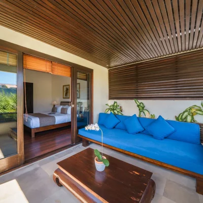 1a1 – Villa Emmy – Balcony sitting area Villa Emmy - Villa Gallery