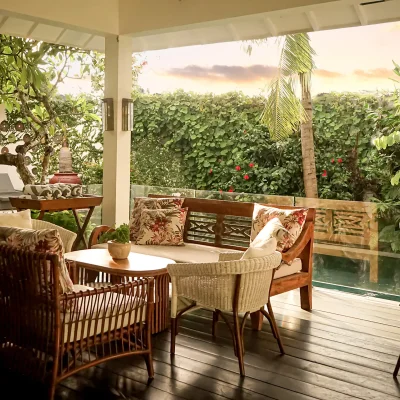 25. Terrace – at sunset_10_11zon Villa Kasianda Estate - Villa Gallery