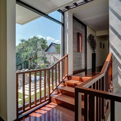 27 Casa Evaliza – Master suite pavilion stairwell with a view of the pool_11zon Villa Casa Evaliza - Villa Gallery