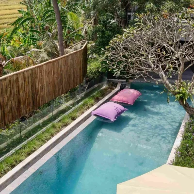Kimaya pool bamboo fence 2_11zon Bali Villa