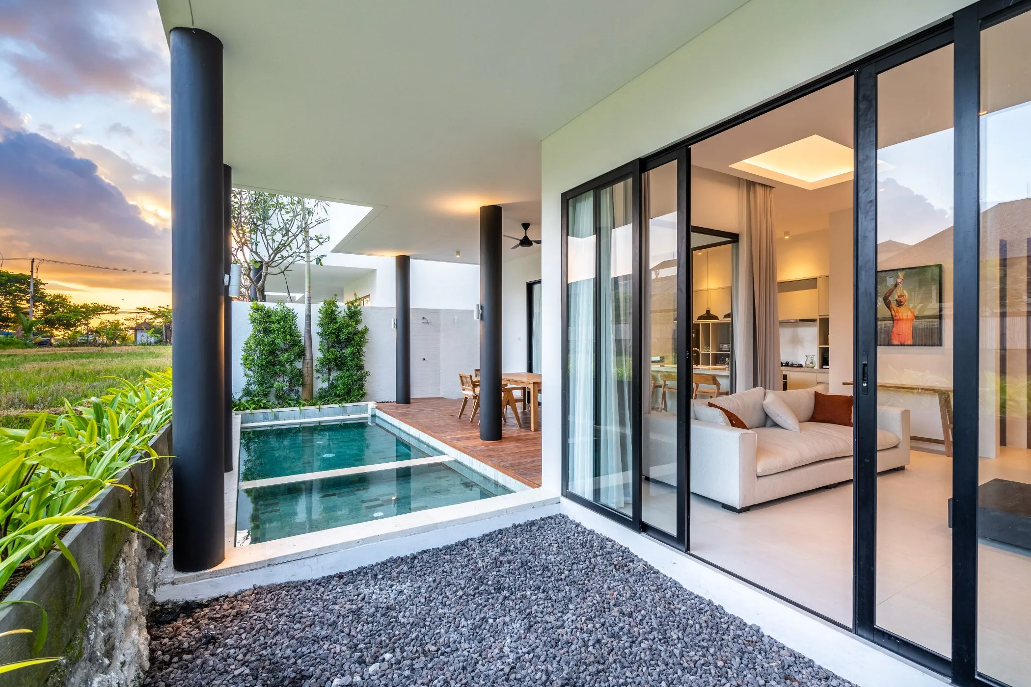 Mandala_Residences_Villas_Bali_01_Exterior Villa Mandala Town House Canggu - Main Villa