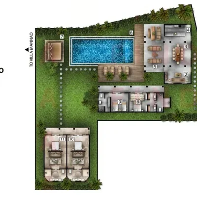 Villa Little Mannao Floorplan Villa Mannao Estate - Villa Gallery