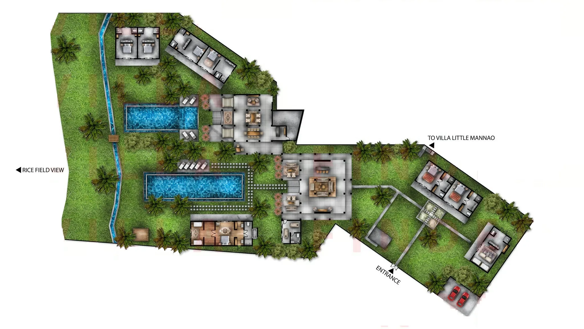 Villa Mannao - Floor Plan