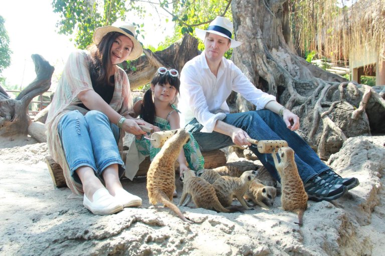 holiday at Bali safari marine park with family