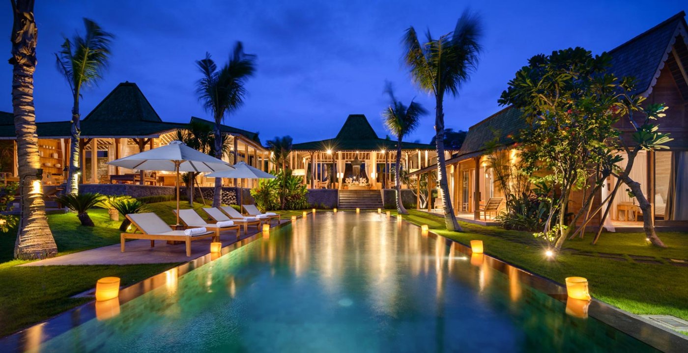 view pool area at Villa Mannao, Bali