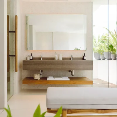 006 Noku Beach House – Layout of the bathroom Villa Noku Beach House - Villa Gallery