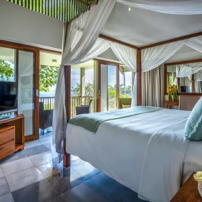 007 Seseh Beach Villa I – Guest bedroom with a view Seseh Beach Villa Estate - Villa Gallery