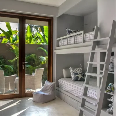 008 Seseh Beach Villa II – Kids bedroom and terrace Seseh Beach Villa Two - Villa Gallery