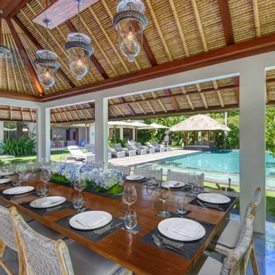 010 Seseh Beach Villa II – Dining area design Seseh Beach Villa Estate - Villa Gallery