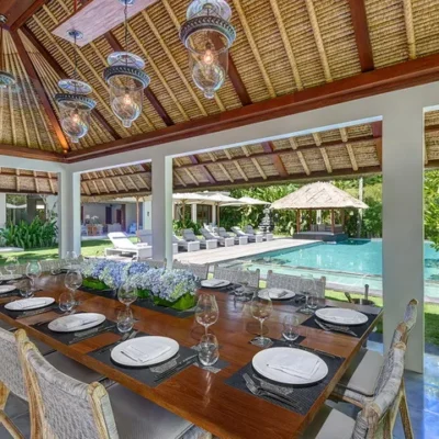 010 Seseh Beach Villa II – Dining area design Seseh Beach Villa Two - Villa Gallery