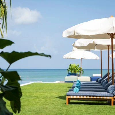 016 Noku Beach House – Beautiful scenery from sun lounger Villa Noku Beach House - Villa Gallery