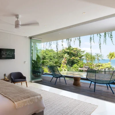 019 Noku Beach House – Marvelous view from bedroom Villa Noku Beach House - Villa Gallery