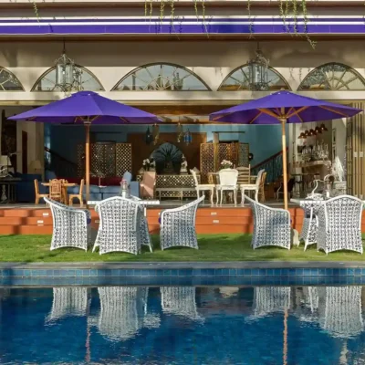 02-Sayang dAmour – Poolside dining Villa Sayang D’amour - Villa Gallery