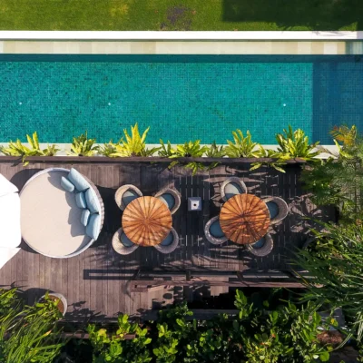 030 Noku Beach House – Pool overview Villa Noku Beach House - Villa Gallery
