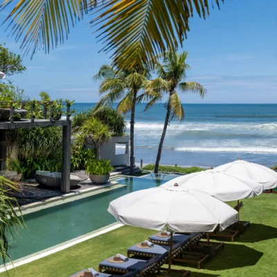 034 Noku Beach House – Relaxing seaview from pool Villa Noku Beach House - Villa Gallery