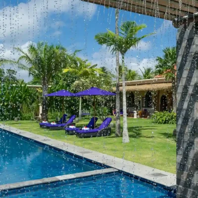 09-Sayang dAmour – Cascading pool waterfall Villa Sayang D’amour - Villa Gallery