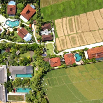 11. Aerial picture DEA Villas Villa Sati - Villa Gallery